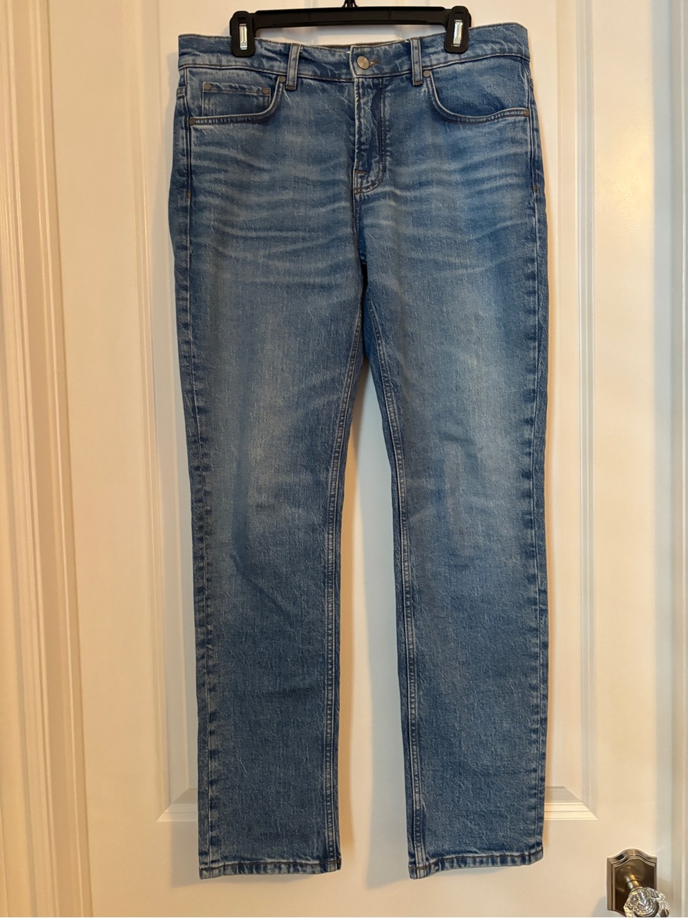 NN07 - Men’s Light Blue Tony 1885 Straight Jeans. Size 32/32